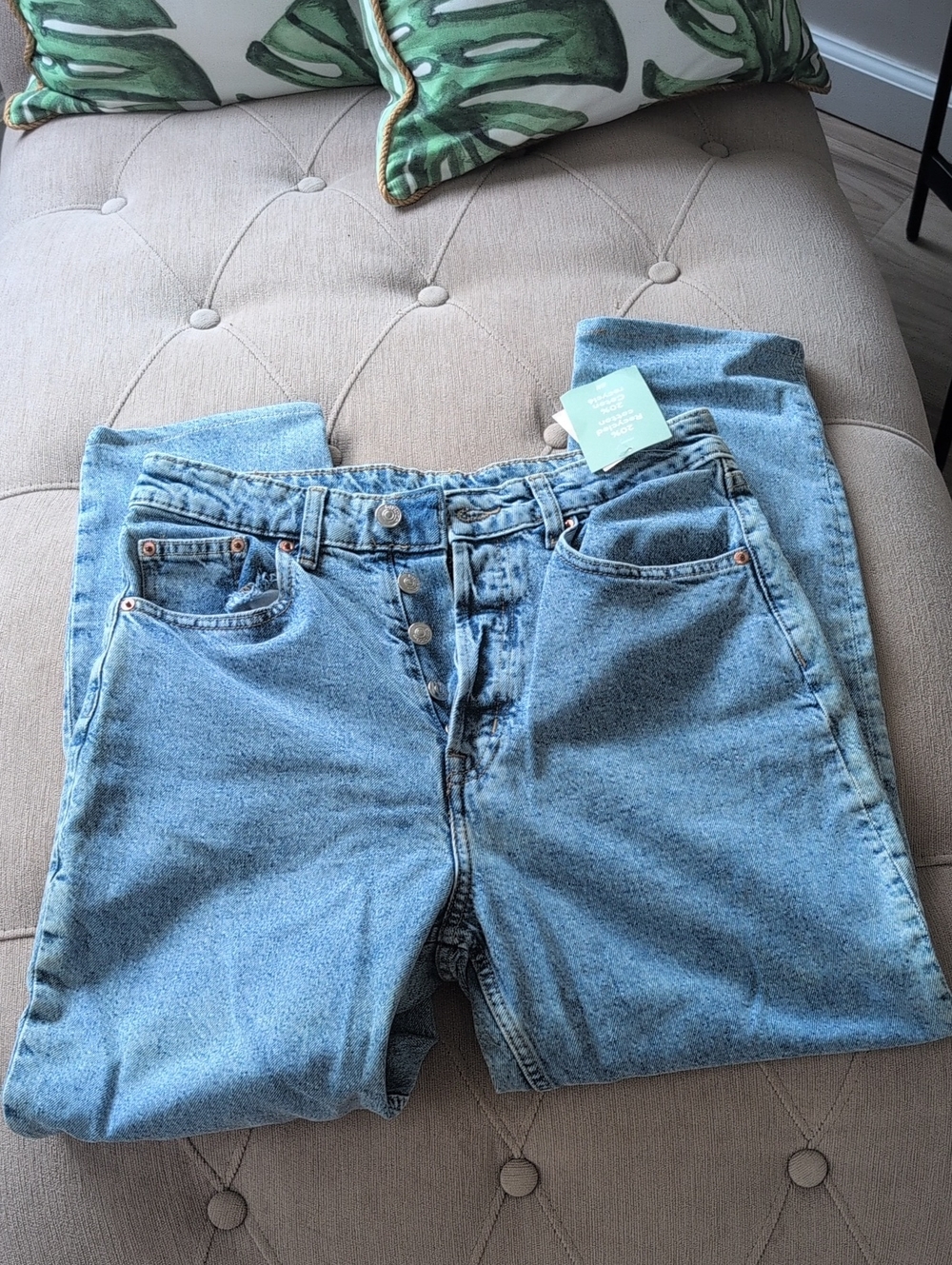 [H&M] Classic Light Blue Mom Jeans